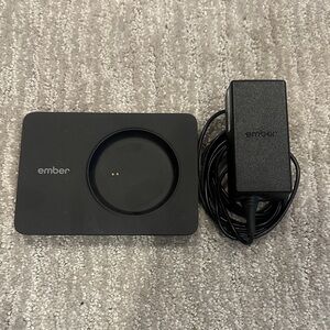 Ember Black Magnetic Charging Coaster for Smart Mugs